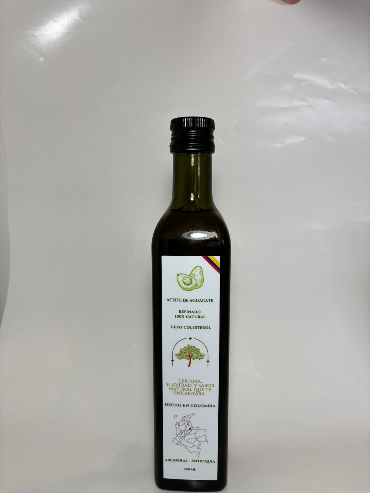 Botella de aceite de aguacate Frutos de la Encantada para freír en casa