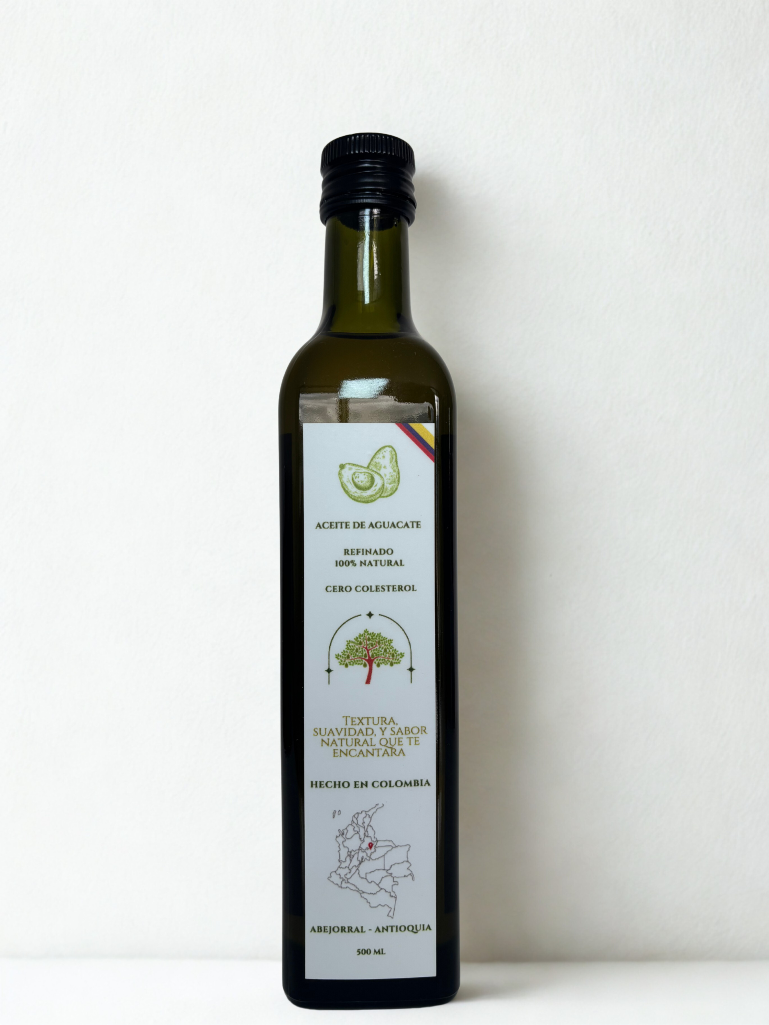 Aceite de Aguacate Refinado 500 ml – 100 % Natural | Frutos de la Encantada