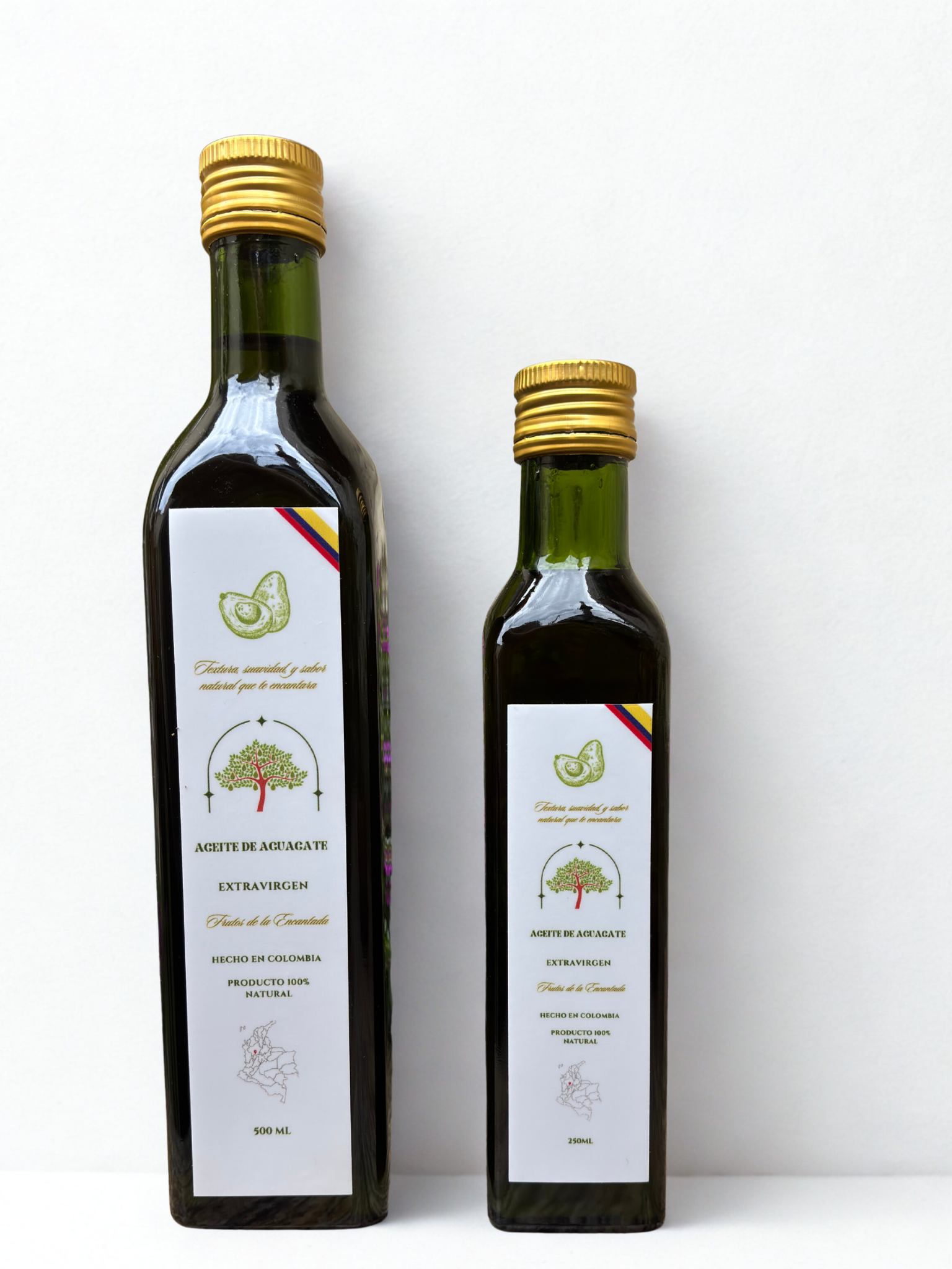 Aceite de Aguacate Extra Virgen 500 ml – 100 % Natural y Prensado en Frío | Frutos de la Encantada